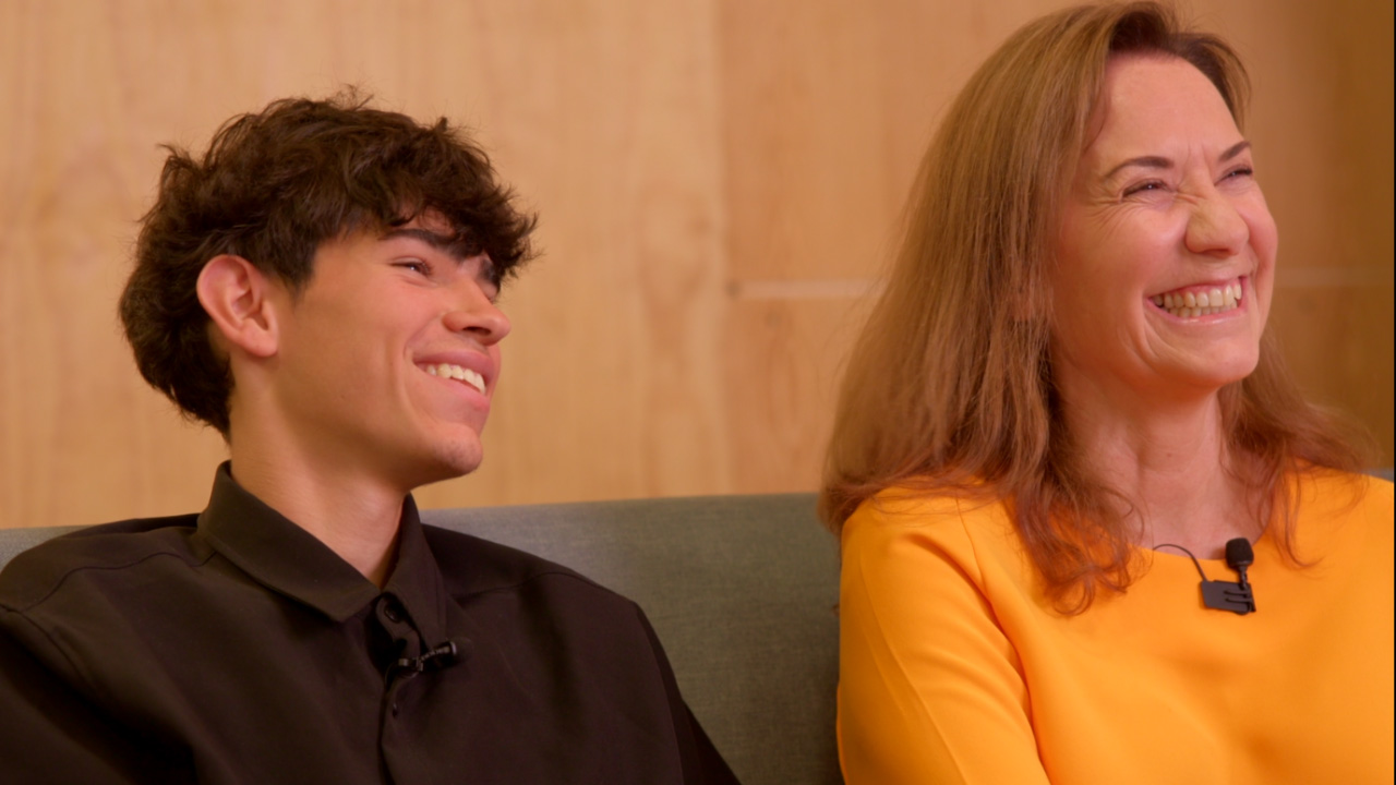 Adriana, Martín y Aitor